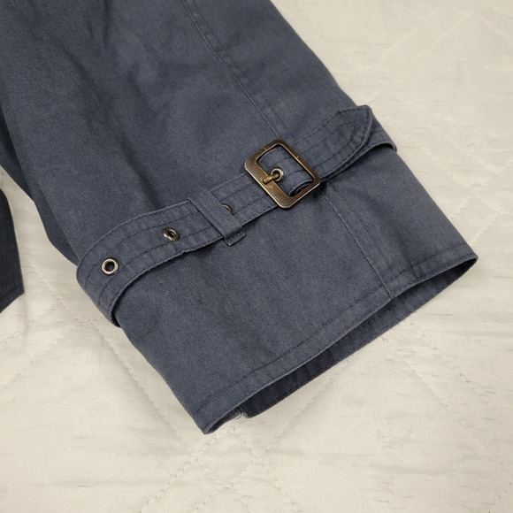 Bradley Jons for Gruner & Co gray trench coat w/ liner size R42 - Picture 3 of 9